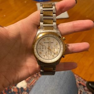 MIXED METAL MICHAEL KORS WATCH
